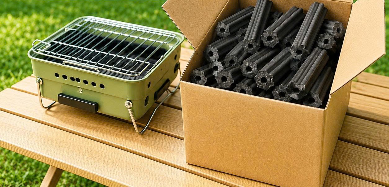Bếp nướng dã ngoại tiện dụng dùng than nướng lục giác ĐƯỢM
